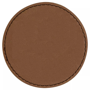 Vintage Style Eco-Friendly Leather Patch Custom Brand Logo <b>Label</b> for Denim Jeans Jackets Hats <b>Sew</b>-<b>on</b> Backing Custom Sizes - Product Image 1