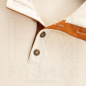 Camisetas de polo cómodas con cuello vuelto para camisetas de polo de hombre de estilo de patrón personalizado con tela transpirable alta - Product Image 3