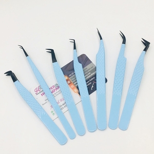 Pince à cils personnalisée avec logo de marque privée, extension de cils, pince à épiler en acier inoxydable, vison durable - Product Image 2