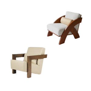 Vente en gros de chaises nordiques simples pour salon fauteuils modernes de luxe en velours blanc - Product Image 2