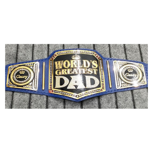 เข็มขัดหนังแท้ขนาด6มม. สำหรับทัวร์นาเมนต์มวยปล้ำหน้าสำหรับแชมป์เกียร์รางวัล - Product Image 1