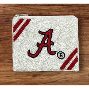 High Quality Best Nana Ever Beaded <b>Pouch</b> Purse Customized Game Day <b>Coin</b> Purse Zipper Eco-Friendly Durable Detachable Strap - Product Image 3