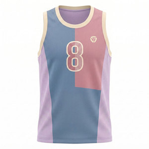 เสื้อบาสเก็ตบอลผู้ชาย ผ้าระบายเหงื่อได้ดี น้ำหนักเบา สวมใส่สบาย ดีไซน์แบบไม่มีแขน เหมาะสำหรับการฝึกซ้อมในยิมและการแข่งขัน - Product Image 1
