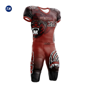 Uniforme de Fútbol Americano de Malla con Diseño Personalizado de Calidad Profesional a Precio de Fábrica, Impresión de Logotipo y Número del Equipo Personalizados, 100% Transpirable - Product Image 5