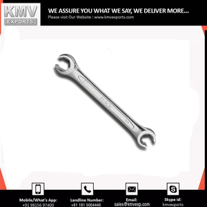 Clé à mâchoires ouverte à double extrémité en acier au chrome vanadium durable Jeu de clés à cliquet à double tête Poli Outils à main à usage domestique Métrique - Product Image 2