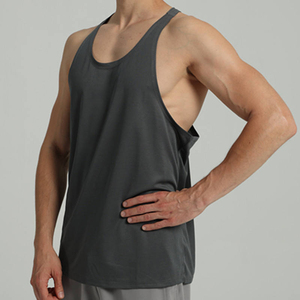 Débardeur sans manches d'été personnalisé pour hommes de haute qualité en coton respirant tricoté Style décontracté pour Fitness Gym Hood Running Tops - Product Image 4