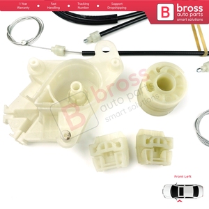 Kit de réparation de lève-vitre BWR237, porte avant gauche pour Transporter T5 Caravelle Multivan 2003-2015 7H0837753 - Product Image 6