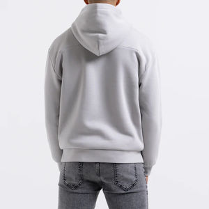 Novedad, Sudadera con Capucha Personalizada sin Cordones, Sudadera Holgada de Felpa Lisa, Sudadera Cuadrada de Alta Calidad para Hombre - Product Image 6