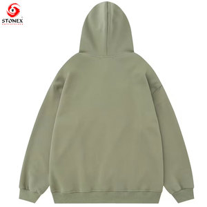 Sudadera con Capucha Estilo Cremallera, Diseño Personalizado e Impresión de Logotipo, Talla Única, 100% Algodón, Gran Venta, Alta Calidad, Servicio OEM - Product Image 2