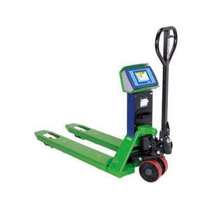 รถยกพาเลทเหล็กแบบใช้มือบังคับ TPWET พร้อมเครื่องชั่งน้ำหนัก - Product Image 1
