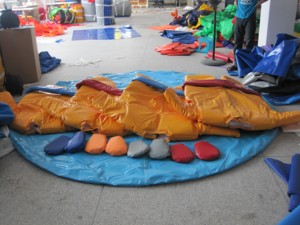 Combinaisons de sumo gonflables en PVC pour enfants et adultes - Utilisation à l'école et à la maison - Product Image 4