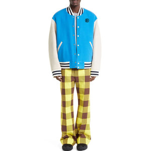 Nouvelle Arrivée : Blouson matelassé universitaire pour homme, manches longues, col montant, chaud pour l'hiver, en toile, coupe-vent, style urbain - Product Image 4