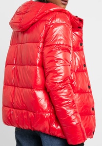 Veste matelassée à bulles réversible imperméable d'hiver sur mesure, streetwear à capuche pour femmes - Product Image 2
