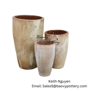 European Style Frost-proof Big Ceramic Flower Pot Pottery Planters garden Pots