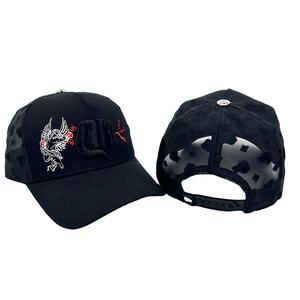 Gorra de malla de camionero de 5 paneles de alta calidad con logotipo bordado 3D personalizado tela de rizo estilo Y2K para ciclismo al aire libre - Product Image 1