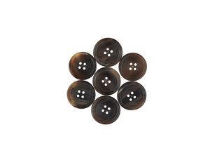Boutons en corne de buffle naturelle, finition colorée, pour accessoires vestimentaires, haute qualité - Product Image 1