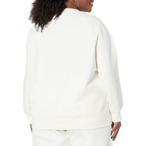 Sweatshirts pour femmes au prix de gros Nouveau design OEM 100% Cotton Pullover Solid Custom Logo Sweatshirt For Adults - Product Image 2