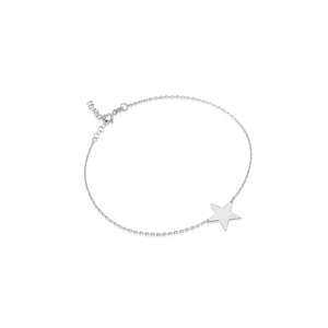 Azuris 925 Pulsera de cuentas finas de plata esterlina Diseño de estrella Hal - Product Image 1