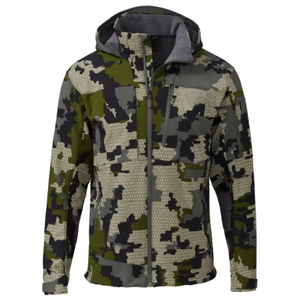 เสื้อแจ็คเก็ตซอฟต์เชลล์แบบมีฮู้ดลายพราง OEM สำหรับผู้ชาย - กันน้ำ กันลม เป็นมิตรกับสิ่งแวดล้อม ป้องกันรังสียูวี แห้งเร็ว ตัวเลือกด้านหน้า แจ็คเก็ตสตรีทแวร์ - Product Image 1