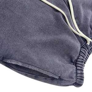 Pantalones cortos cargo lavados con ácido desgastado Vintage para hombre, personalizados para playa vintage a granel, venta al por mayor, tela sólida de buena calidad para adultos - Product Image 5