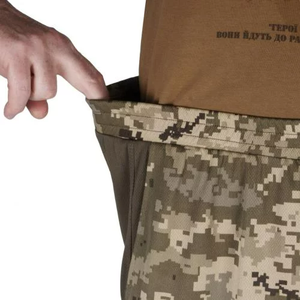 Men's Lightweight Summer Training Pants Breathable Stretchable Polyester Knitted Fabric Multi-Pocket Design <b>Camouflage</b> "SERPENS" - Product Image 5