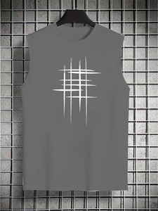 Entraînement Gym hommes débardeur gilet Muscle sans manches vêtements de sport chemise Stringer mode vêtements musculation coton Fitness maillots - Product Image 6