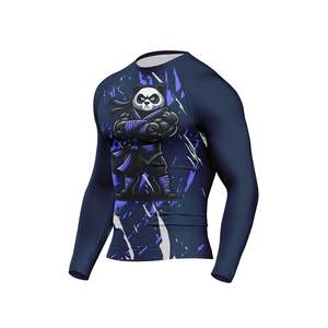 Camisetas de Compresión de Capitán América para Hombre, Camisetas de Fitness y Culturismo con Estampado 3D de Manga Larga - Product Image 3