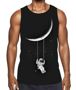 HI-GLOW Débardeurs pour hommes en sublimation Soie/Coton/Polyester Séchage rapide Respirant Vêtements de sport personnalisés pour l'entraînement sportif et la musculation - Product Image 4