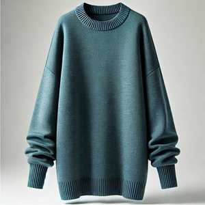 <b>Women's</b> Loose Fit Viscose/Cotton Anti-Wrinkle Quick Dry Cartoon Pattern V-Neck Pullover Sweater with Covered Buttons - Product Image 3