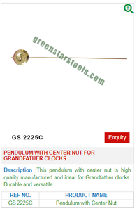 <b>Pendulum</b> <b>With</b> Center Nut GS 2225C for Jewelry Tools-Jewellery Tools - Product Image 2