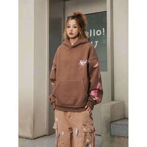 Women's Soft Kangaroo Hood Solid-Colored Winter Hoodies Customized Logo Print Embroidery Kangaroo Pocket - Product Image 5