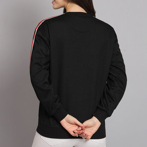 Sudadera de Algodón 100% para Mujer, Fabricada en Fábrica, con Frente de Felpa, Estampado Personalizado, Liso Teñido, Talla Grande, Cuello Redondo, Estilo Urbano, para Invierno - Product Image 2