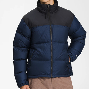 Veste matelassée en duvet pour homme de haute qualité, couleur unie, logo personnalisé, veste décontractée d'hiver, veste de sport de plein air en coton pour homme - Product Image 6