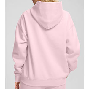 Sudaderas con capucha para mujer, diseño personalizado, ropa de calle informal, figuras de hombros caídos, sudaderas transpirables ecológicas, sudaderas con capucha de punto para mujer - Product Image 2
