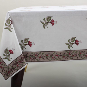 Khushboo <b>TABLE</b> <b>CLOTH</b> Natural Style Floral Print Home Decoration Wedding Garden <b>Party</b> <b>Table</b> Runner Placemat - Product Image 1
