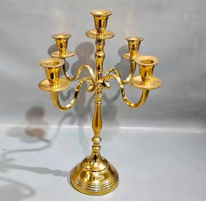 Bougeoir au design classique en métal de bonne qualité fait à la main pour la décoration intérieure par décor impex - Product Image 2