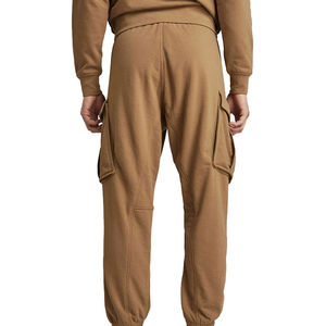 Pantalon cargo en toile de haute qualité pour hommes - Style utilitaire urbain, coupe décontractée, poids lourd, vêtements décontractés d'extérieur - Product Image 2