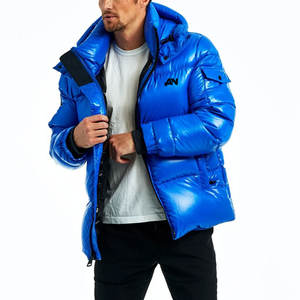 Veste matelassée à bulles brillante de meilleure qualité Veste à capuche d'hiver imperméable personnalisée - Product Image 4