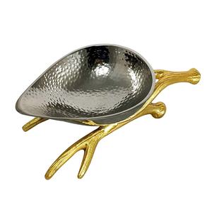 Cuenco decorativo de aluminio martillado en forma de gota, Decoración de mesa, calidad fiable, utensilios de cocina prácticos y esenciales - Product Image 3