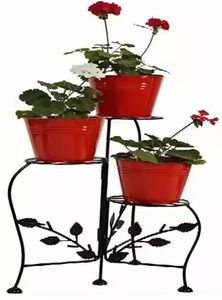 Macetas y macetas de flores de primera calidad, recién llegadas, diseño admirable, macetas y macetas de hierro de Color negro hechas a mano, precio competitivo - Product Image 3