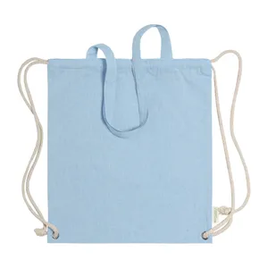 Borsa in Cotone Riciclato Holbery, Zainetti Ecologici per Promozioni, Stile con Coulisse - Product Image 2