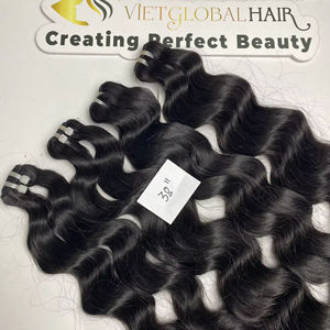 Extensiones de cabello humano crudo de onda Natural sin enredos de alta calidad, máquina de trama doble, precio al por mayor - Product Image 5