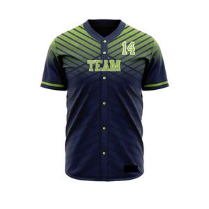 2025 nuevo conjunto de uniformes de béisbol personalizados más vendidos al por mayor, ropa de béisbol y sóftbol, camisetas de Softbol que se desvanecen para hombres baratos - Product Image 3