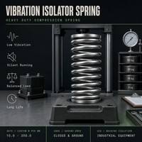 Ressort d'isolation des vibrations