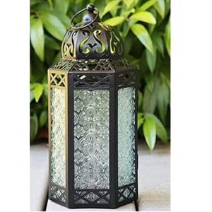 Accessoires de décoration pour la maison, la chambre et le balcon, lanterne à bougie en aluminium marocain décorative, style unique - Product Image 6