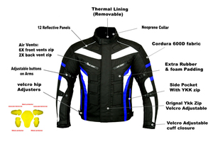 Traje de moto de cuero para montar con colores personalizados, tamaño y logotipo, chaquetas de moto de cuero genuino, traje protector de carreras - Product Image 2
