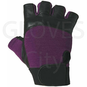 Fingerless Breathable PU Leather Weight Lifting <b>Gloves</b> GYM Training Gear Gel Padding <b>Fitness</b> <b>Gloves</b> By Manufacturer <b>GLOVES</b> City - Product Image 5