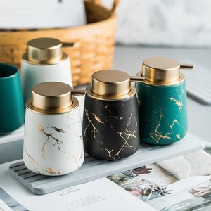 Distributeur de marbre en pierre naturelle de haute qualité bouteille rechargeable durable écologique de luxe pour savon liquide lavage à la main disponible - Product Image 3