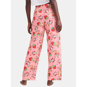 <b>Womens</b> Custom All Over Printed Linen Pants Casual <b>Summer</b> Beach Lounge <b>Trousers</b> with Custom Oceanside Drawstring Smocked Waist - Product Image 6