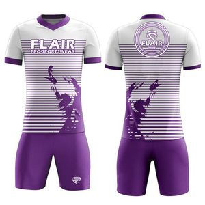La mejor calidad, diseño personalizado, transpirable, comodidad, conjuntos de uniformes de camiseta de fútbol, servicio OEM para jóvenes, jugadores masculinos, corte automatizado - Product Image 5